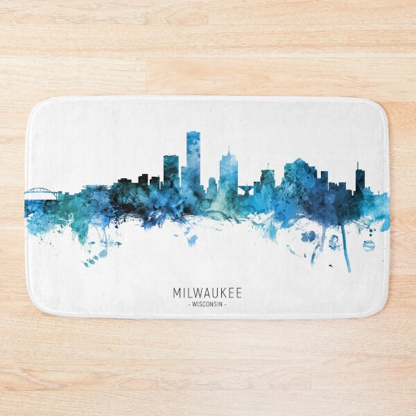 Item preview, Milwaukee Wisconsin Skyline designed and sold by ArtPrints.