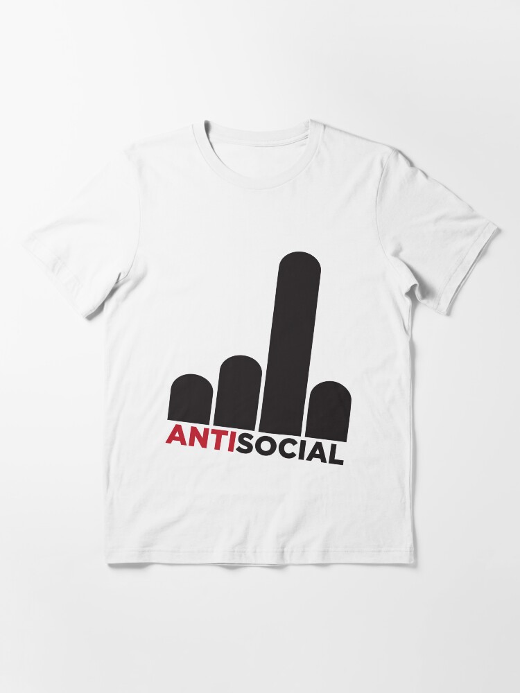 Alternate view of Antisocial Essential T-Shirt