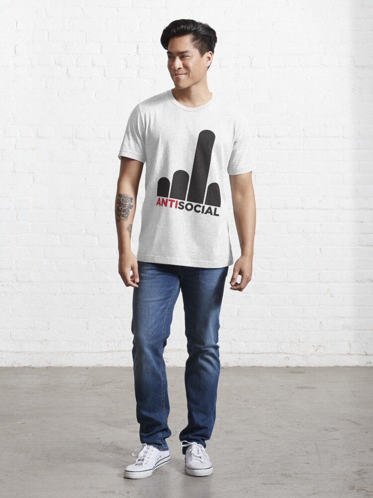 Alternate view of Antisocial Essential T-Shirt