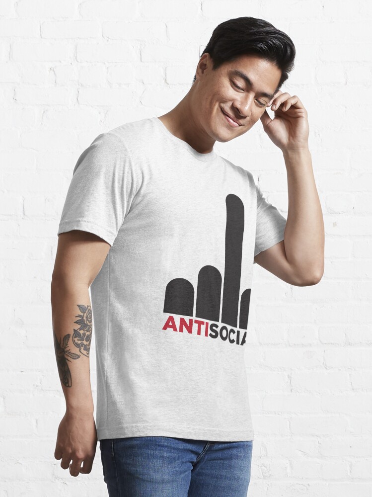 Alternate view of Antisocial Essential T-Shirt