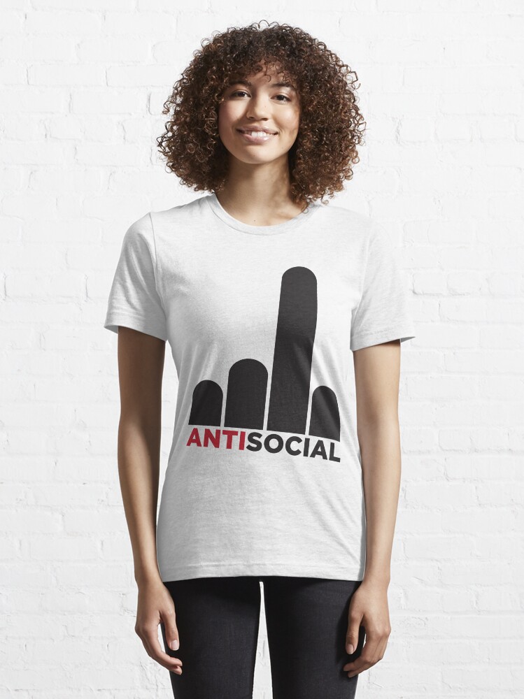 Alternate view of Antisocial Essential T-Shirt