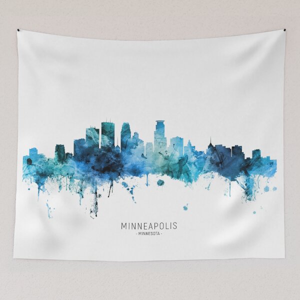 Artikelvorschau, Minneapolis Minnesota Skyline entworfen und verkauft von ArtPrints.
