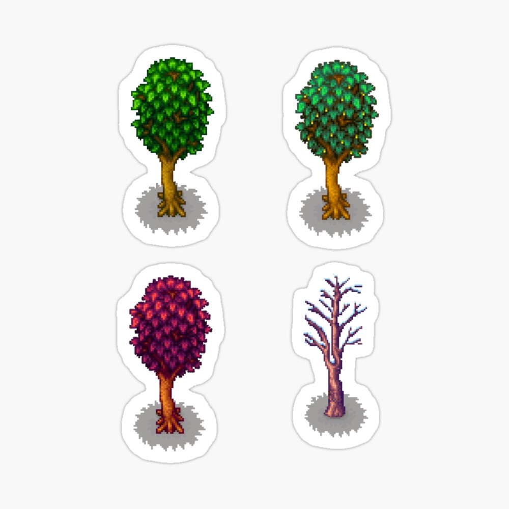 Stardew oak trees empty spage