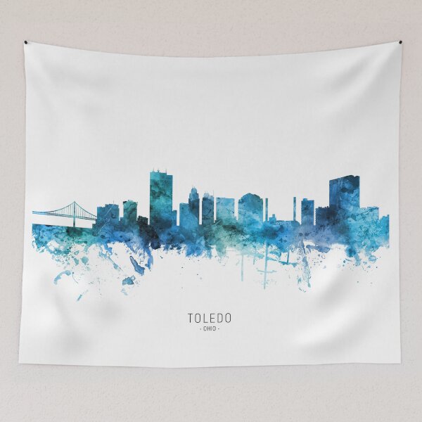 Item preview, Toledo Ohio Skyline designed and sold by ArtPrints.