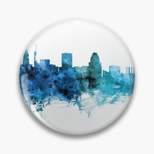 Item preview, Baltimore Maryland Skyline designed and sold by ArtPrints.