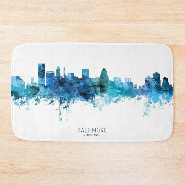 Item preview, Baltimore Maryland Skyline designed and sold by ArtPrints.