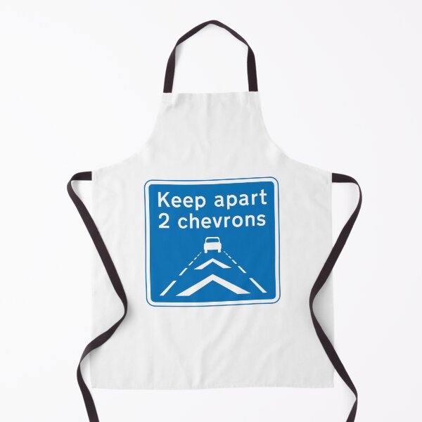 Item preview, Keep Apart 2 Chevrons - UK Motorway Sign designed and sold by WilliamsonMedia.