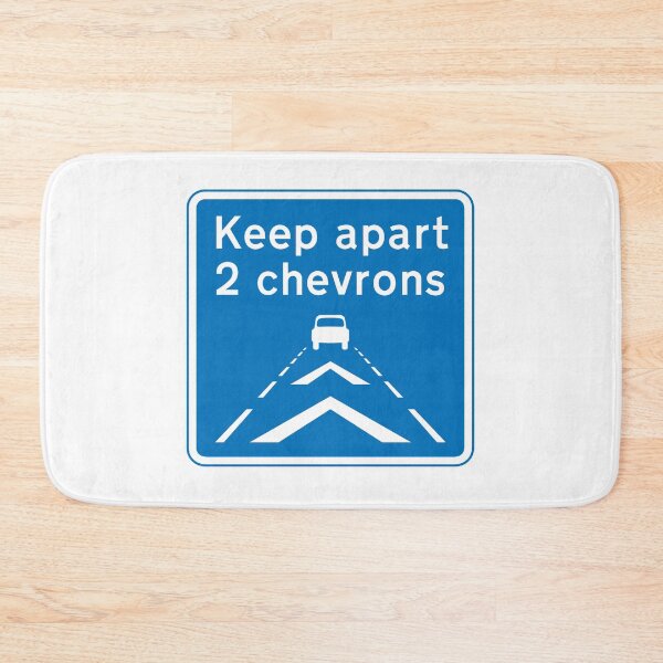 Item preview, Keep Apart 2 Chevrons - UK Motorway Sign designed and sold by WilliamsonMedia.