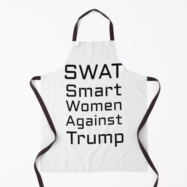 Item preview, SWAT - Smart Women Against Trump - Political Classic Fit Fine Jersey Anti-Trump T shirt designed and sold by SeaJayShop.