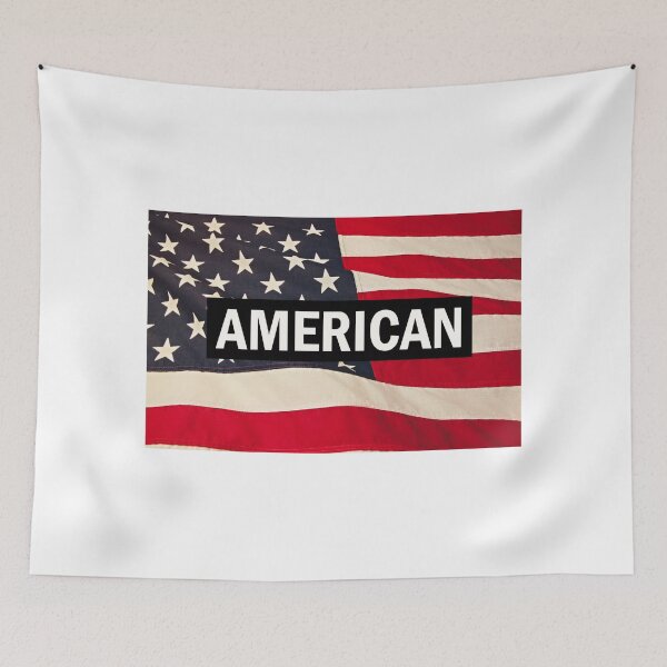Item preview, American Flag White Font designed and sold by bas19101.