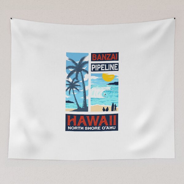 Item preview, Banzai Pipeline - Best Waves of the World Artworks - T-shirts-Canvas-Covers-Duvets designed and sold by JOYSURF-LAB.