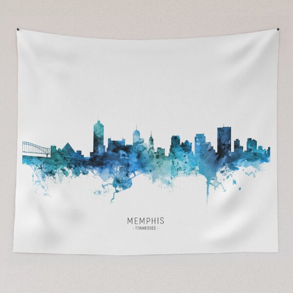 Item preview, Memphis Tennessee Skyline designed and sold by ArtPrints.