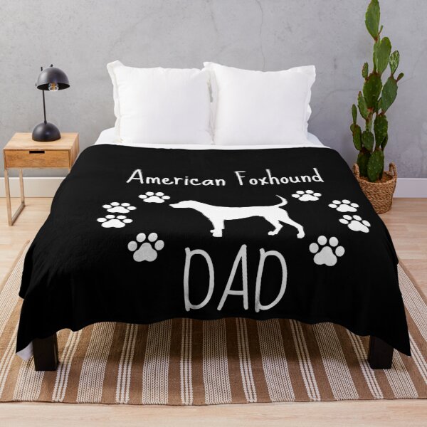 Item preview, American foxhound dad silhouette designed and sold by Beyond Words.