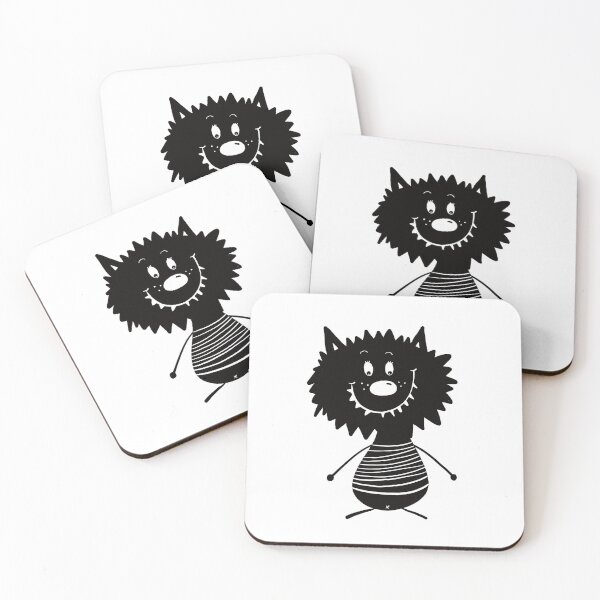 Item preview, Funny black and white creature nr24 designed and sold by KateCrafts.