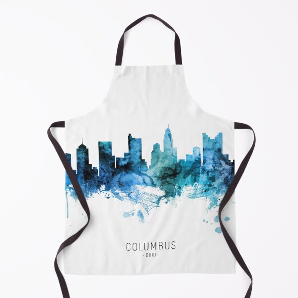 Aperçu de l'œuvre Columbus Ohio Skyline créée et vendue par ArtPrints.