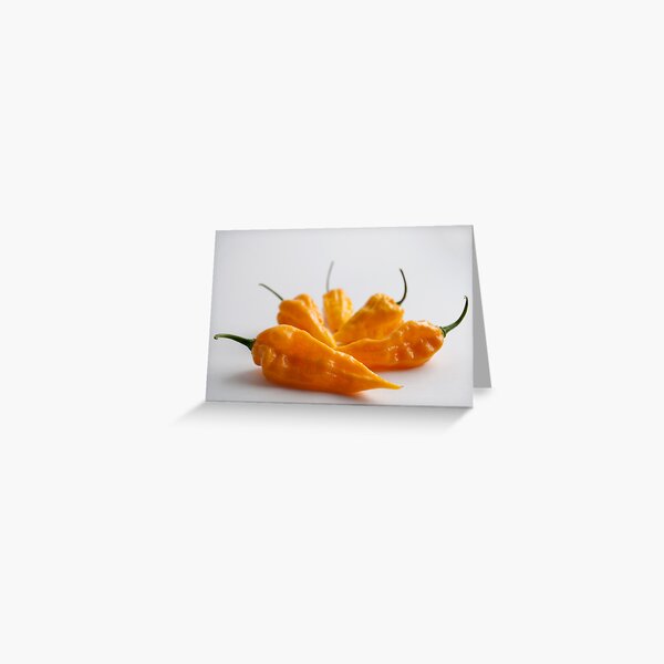 Hot Peppers Greeting Card