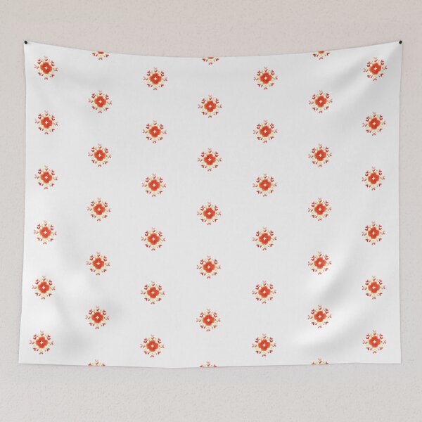 Item preview, Phulkari Design - Minimal Motifs from Punjabi Folk Embroidery Art GC-127-03 designed and sold by GraphicCharms.