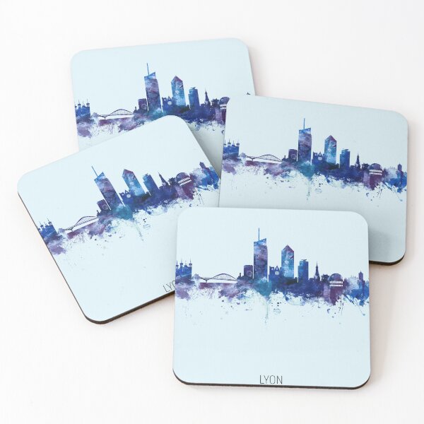 Item preview, Lyon France Skyline designed and sold by ArtPrints.