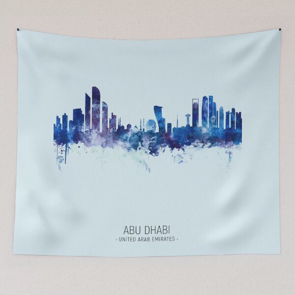 Item preview, Abu Dhabi Skyline designed and sold by ArtPrints.