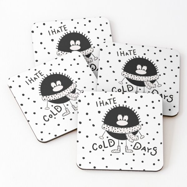 Item preview, I hate cold days creature designed and sold by KateCrafts.