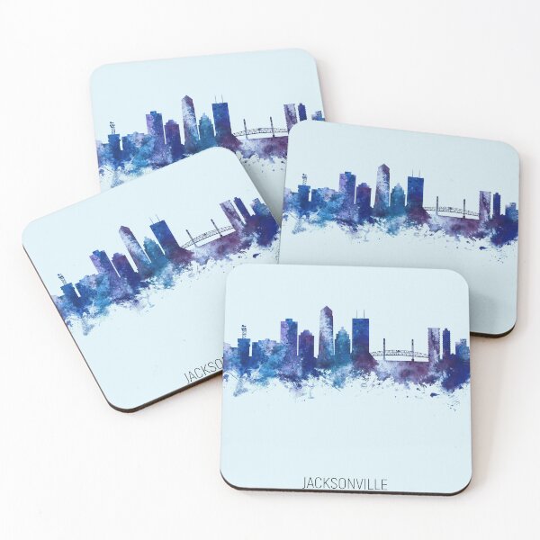 Item preview, Jacksonville Florida Skyline designed and sold by ArtPrints.