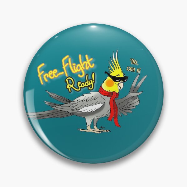 Item preview, Free-Flight Ready Cockatiel designed and sold by Skye Elizabeth Carroll.