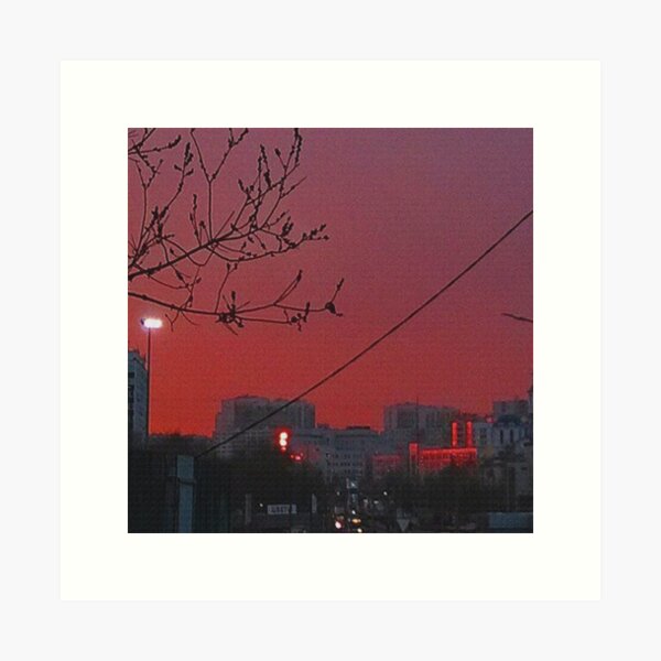 Aperçu de l'œuvre GRUNGE CITYLIGHTS créée et vendue par smackprints.