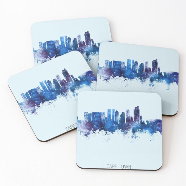 Item preview, Cape Town South Africa Skyline designed and sold by ArtPrints.