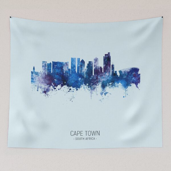 Item preview, Cape Town South Africa Skyline designed and sold by ArtPrints.