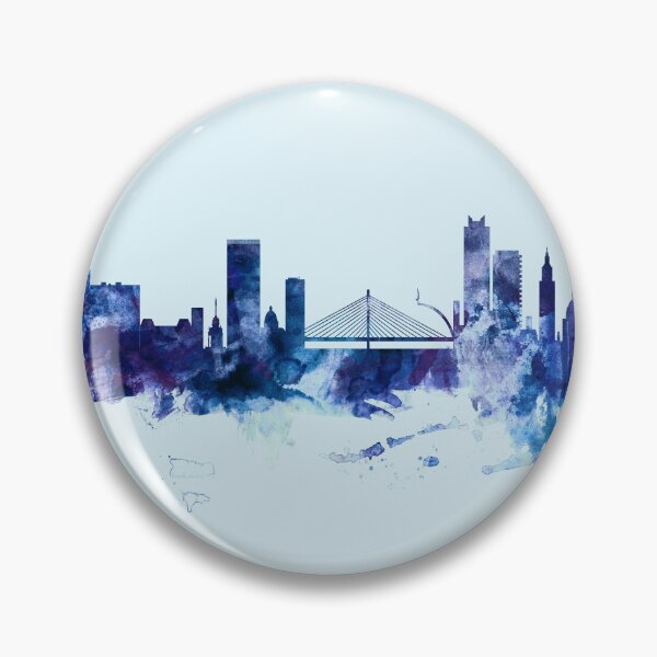 Item preview, Liege Belgium Skyline designed and sold by ArtPrints.