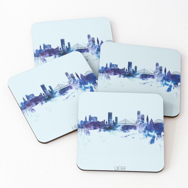 Item preview, Liege Belgium Skyline designed and sold by ArtPrints.