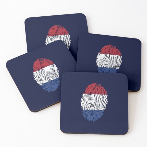 Item preview, Dutch fingerprint flag designed and sold by P-I-R.