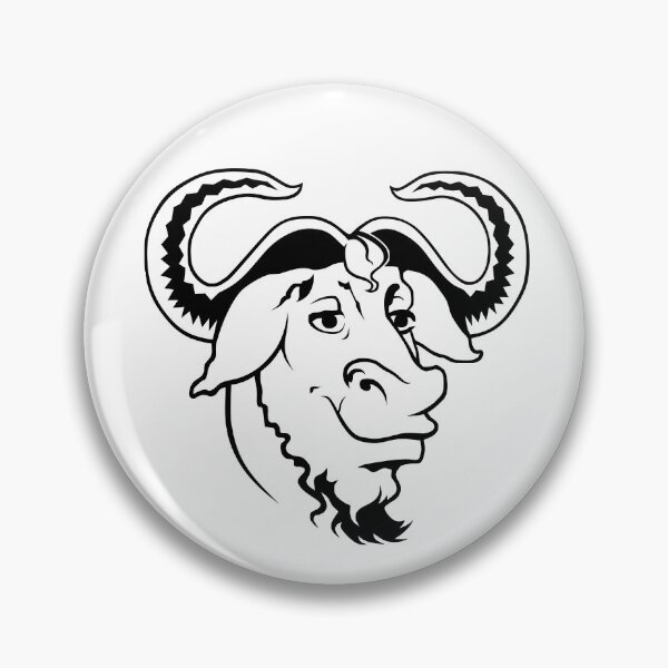Item preview, GNU head designed and sold by handlotion.