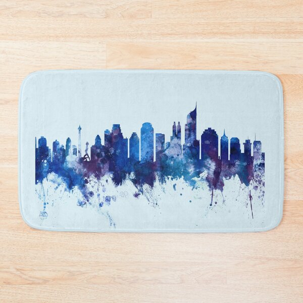 Item preview, Jakarta Skyline Indonesia designed and sold by ArtPrints.