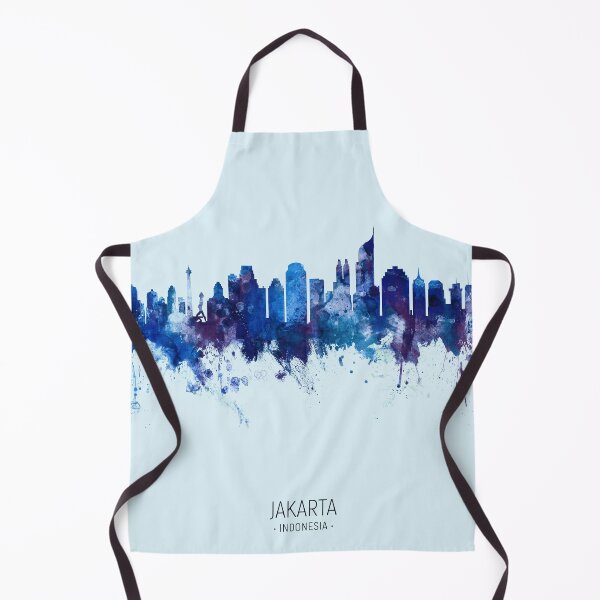 Item preview, Jakarta Skyline Indonesia designed and sold by ArtPrints.