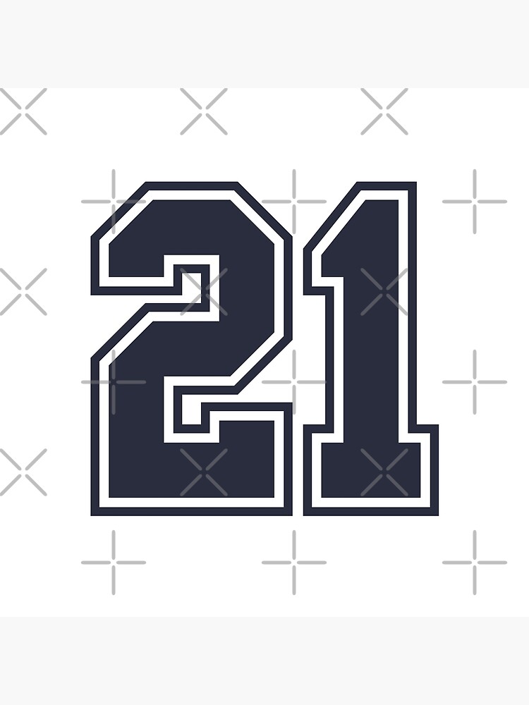 Roberto Clemente #21 Jersey Number Art Board Print for Sale by StickBall