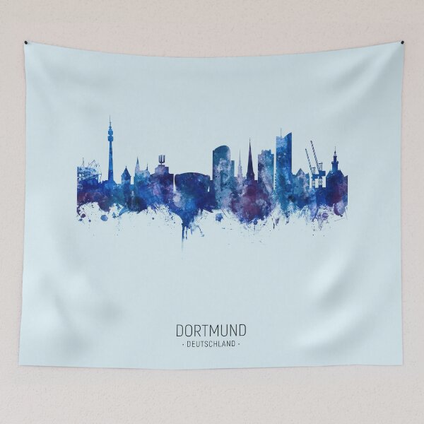 Item preview, Dortmund Germany Skyline designed and sold by ArtPrints.