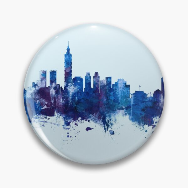 Item preview, Taipei Taiwan Skyline designed and sold by ArtPrints.