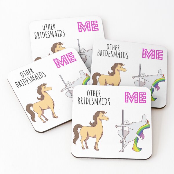 Item preview, other bridesmaid Unicorn designed and sold by Renware.