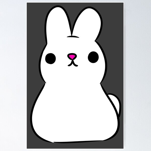 Camiseta Gótico Bunny Cute Creepy Emo Roupas Kawaii Bunny