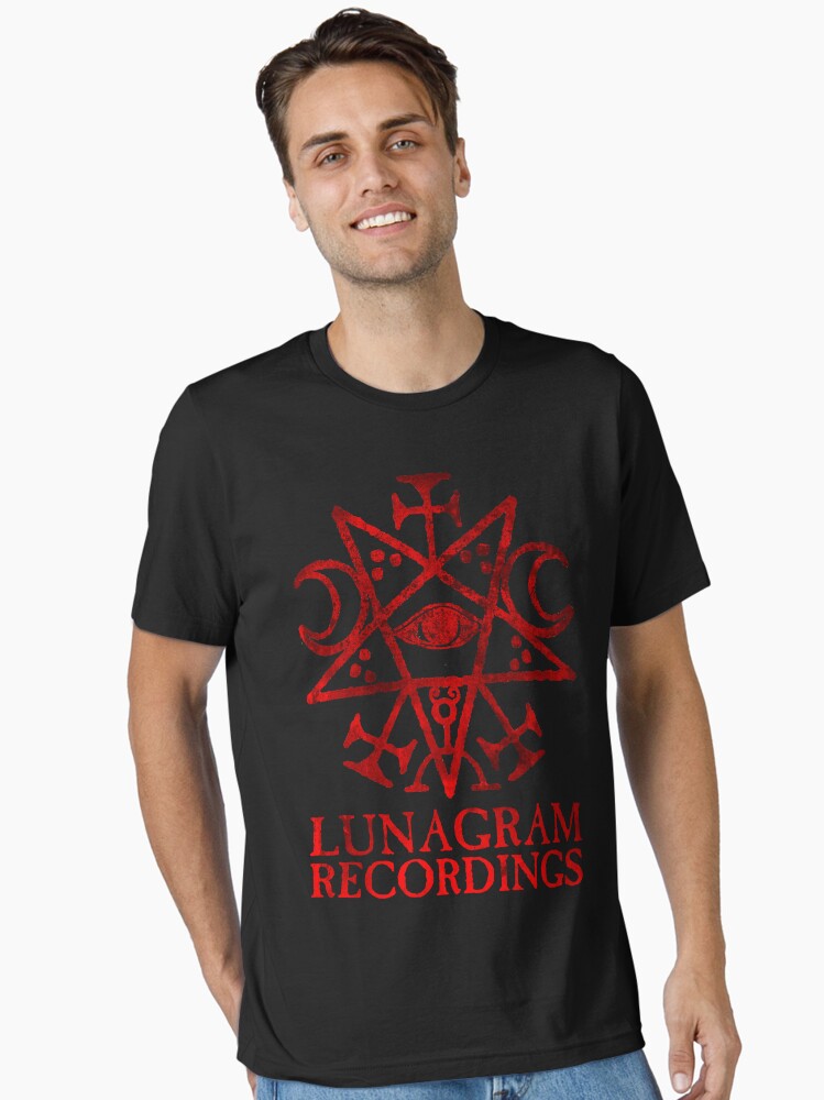 Thumbnail 2 of 7, Essential T-Shirt, Lunagram recordings designed and sold by Imago-Mortis.