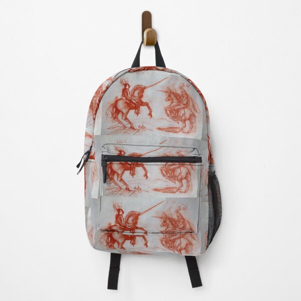 Item preview, DUELLO,FLORENTINE  MEDIEVAL KNIGHTS ON HORSEBACK Sepia Brown Drawing designed and sold by BulganLumini.