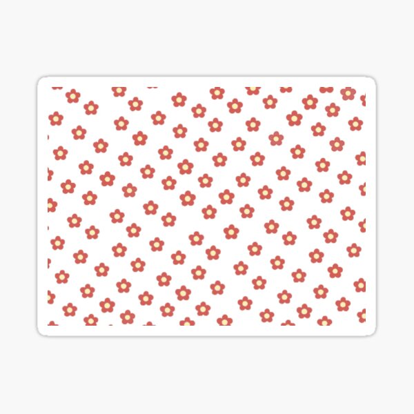 Item preview, Red flowers pattern designed and sold by andreacarla.