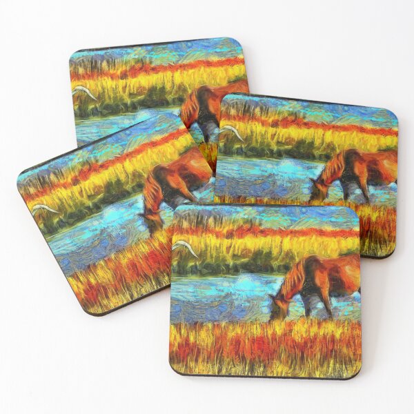 Item preview, Horse near river designed and sold by Gaurav Garg.