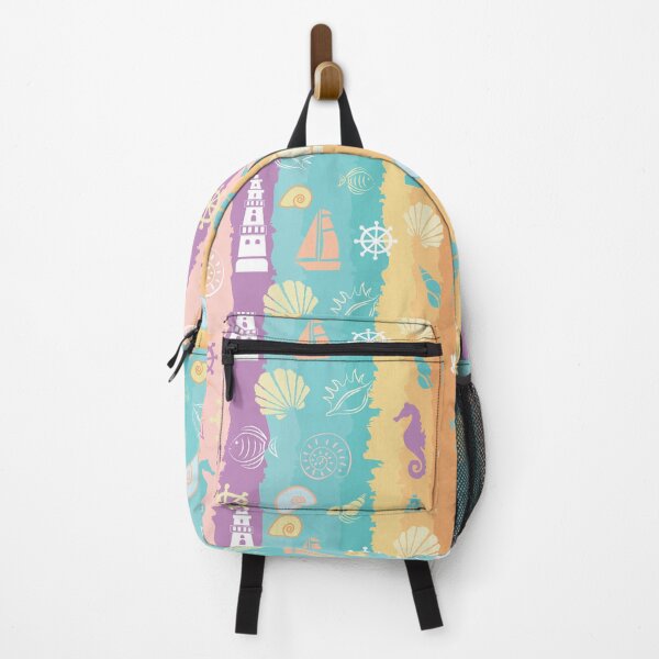 Item preview, Summer Beach And Sea Creatures In Bright Colors designed and sold by danikaVT.