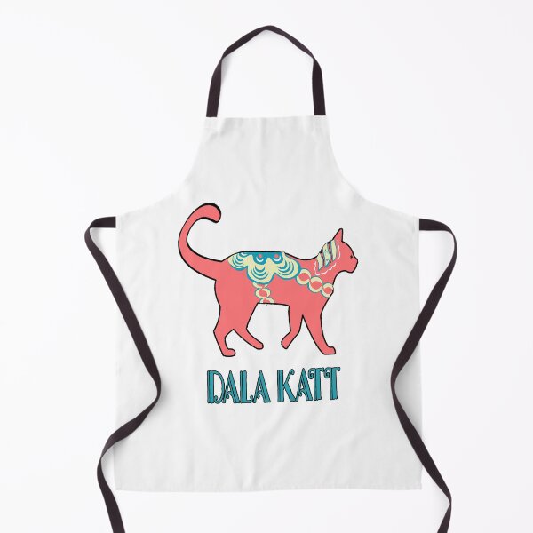 Item preview, Swedish Dala Katt Dalecarlian Horse Kitty Cats Cat designed and sold by funnytshirtemp.