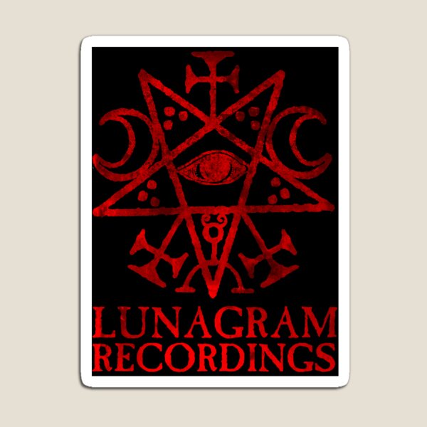 Lunagram Recordings Sticker Magnet