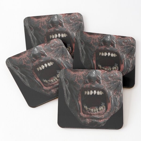 Item preview, Screaming Halloween Zombie Face Mask designed and sold by More than Myriad.
