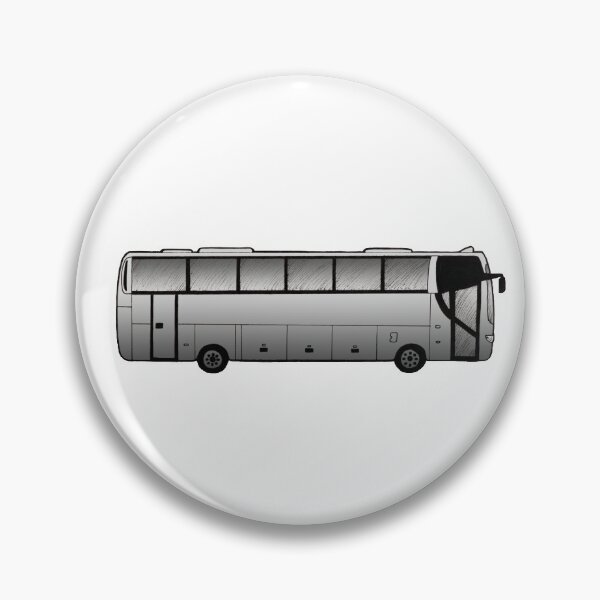Item preview, Bus in grey scale (blue backgrounds) designed and sold by Djoui.