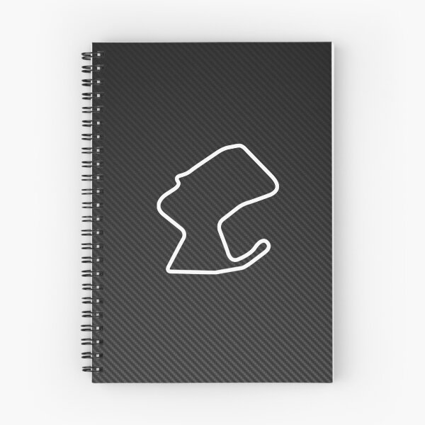 Item preview, Laguna Seca Racetrack Carbon Fiber Poster – Iconic Corkscrew Track Art designed and sold by Road To Track.
